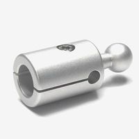 三好キカイ 3次元ブラケット BC06ー864ーB(黒) BC06-864-B 1セット(5個)（直送品）