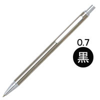 油性ボールペン　ステンレスヘアーライン　0.7mm　シルバー軸　銀　ギフトケース入り　BSL-500D　プラチナ万年筆（わけあり品）