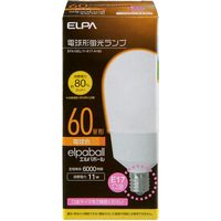 朝日電器 電球形蛍光灯Ｅ１７６０ EFA15EL/11-E17-A162 1セット（5個）