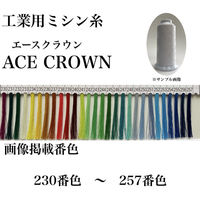 大貫繊維　工業用ミシン糸　エースクラウン#30/2000m　250番色　1セット（2000m巻×6本）（直送品）