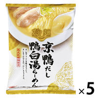 袋麺 tabete だし麺 京鴨だし鴨白湯らーめん 5袋 国分グループ本社