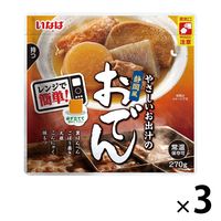 やさしいお出汁の静岡風おでん 270g 常温保存可能 1セット（3袋） いなば食品 レンジ対応