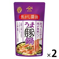 ヤマサ うま豚鍋つゆ 焦がし醤油 750gパウチ 2個 ヤマサ醤油 鍋の素