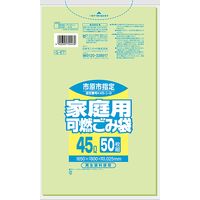 日本サニパック 市原市 可燃 緑半透明 45L 0.025mm