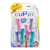 ソニック キュポットえんぴつキャップガーリッシュ SK-8572-GP 1セット(15個)（直送品）