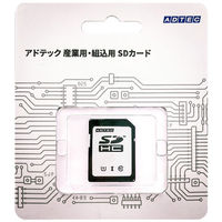 産業用　ＳＤＨＣカード　４ＧＢ　Ｃｌａｓｓ１０　ＵＨＳーＩ　Ｕ１　ＳＬＣ　ブリスターパッケージ EHC04GSITFCECDZ アドテック（直送品）