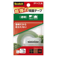 スリーエム ジャパン スコッチ超強力両面テープ　透明 PV-CLR 1パック