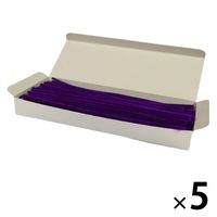 東京画鋲製作所 カラーモール単色3ｍｍ100本入　紫 DSM-901PU 1セット（100本×5箱）
