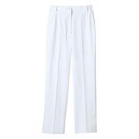 住商モンブラン パンツ レディス 両脇ゴム 白 9L MB500-01 1枚　白衣（直送品）