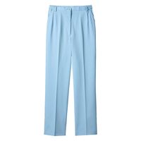住商モンブラン パンツ レディス 両脇ゴム サックス 8L MB500-21 1枚　白衣（直送品）