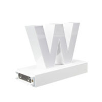 アクリサンデー ａｂｃＭＩＸ　マグネット連結文字　ＨＡ１００シリーズ　アルファベット小文字　【ｗ】 112059 1個（直送品）