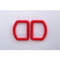 クロバー Clover カラーDかん 25mm幅 2個入り 赤 26-118 CL26-118 5個/1袋（直送品）