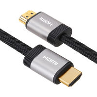 PGA PREMIUM HDMI メッシュケーブル ブラック PG-HDME