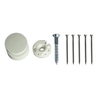 ベルク M-080 ボタンフック ホワイト 1個（直送品）