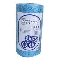 シンセイ PPバインダー紐 青 1000m 4573459628799 1セット(3巻)（直送品）