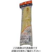 松浦工業 クレポリロープ(M)4ミリX10M 4984834186238 1セット(4個)（直送品）