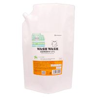 地の塩社 WASHWASH洗濯用液体せっけん(香料)2L（ケース販売：6個） 4982757815204 1ケース(6個)（直送品）