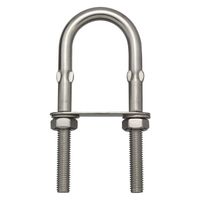 ハイロジック 11145 ステンレス ロングUボルト 10x132mm 1個（直送品）