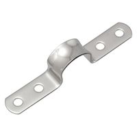 ハイロジック 11182 ステンレス シートアイストラップ (4穴) 16mm 1個（直送品）