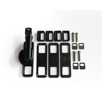 日中製作所 ヒナカ 144KL-B 取替クレセントL ブラック 1個（直送品）