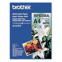 ブラザー インクジェット紙（マット仕上げ）　Ａ４　２５枚 BP60MA 1個（直送品）