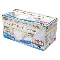 丸王明王商事 サージカルマスク FUJI WHITE 50枚　5箱（直送品）