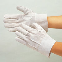 おたふく手袋 オタフク #449 牛床革 高級外縫い手袋 L　1双（直送品）