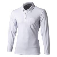 おたふく手袋 オタフク JW-604 メッシュポロシャツ ロング 12白 5L 1枚（直送品）