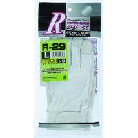 おたふく手袋 オタフク R-29 白 M 豚クレ背抜 1P 1双（直送品）