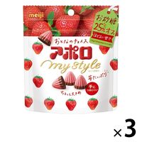 アポロマイスタイル 1セット（3袋）明治 チョコレート