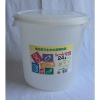 サンコープラスチック シール容器 A-240 24L ホワイト(セット販売：10個) 4547883550612 1セット(10個)（直送品）