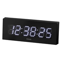 ノア精密 MAG デジタルLED時計 デジブラン ブラック W-790 BK 1個（直送品）
