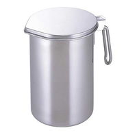 下村企販 オイルポット ステンレス製カートリッジ式オイルポット 1.2L 日本製 278969 1個（直送品）