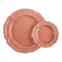 フリート プレート 22cm コンビ ファムプレート Fam Plate 皿 食器 洋食器 陶器 日本製 コッパーピンク 329862 1個（直送品）