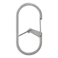 Nite Ize カラビナ G型 カラビナー #4 幅3.8×高さ7.6cm シルバー 386689 1個（直送品）