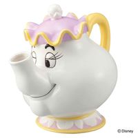 サンアート ティーポット 900ml 美女と野獣 ポット夫人 磁器 395479 1個（直送品）