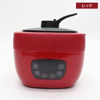 イトウ 万能マルチポット レッド NC-F180RD 1セット（2台）（直送品）