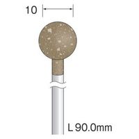 ミニター ロングシャフトゴム砥石 #180 φ10 DB3834 1パック(10本)（直送品）