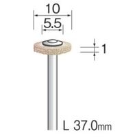 ミニター 毛ブラシ ホイール 山羊毛 ソフト φ10 FC1145 1パック(10本)（直送品）