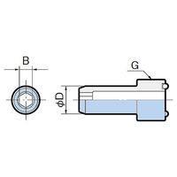 大昭和精機 クーラントパイプ(可動式) HSK100-CPM 1個（直送品