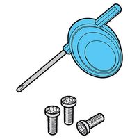 大昭和精機 チップクランプスクリュセット S1.6S-T3-S 1個（直送品）