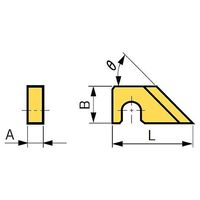 大昭和精機 ブレード CB2-45CW12B 1個（直送品）