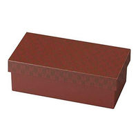 宮本産業 お弁当箱　HAKO style　Lサイズ　和Mon　1段　600ml　食洗機対応　矢絣 261874 1個（直送品）