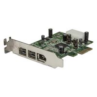 PCIeカード ロープロファイル対応 FireWire×3増設 PEX1394B3LP 1個 Startech.com
