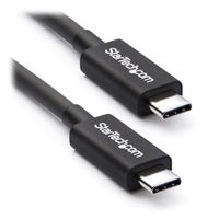 Thunderbolt 3ケーブル 2m 4K USB-C TBLT3MM2M 1個 StarTech.com 