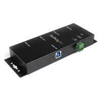 USBハブ 4ポート ウォールマウント対応 産業用 Startech.com