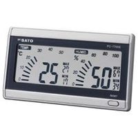 佐藤計量器製作所 デジタル温湿度計 ルームナビ PCー7700II 1069-00 1台(1個)（直送品）