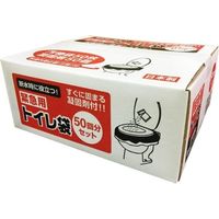 アイワ 緊急用トイレ袋 水漏れ防止袋・凝固剤付 4995021190280 1個(50回分入)