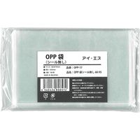 アイ・エス OPP袋　シールなし　W60×H95mm　名刺サイズ　100枚入り OPP-17 1パック