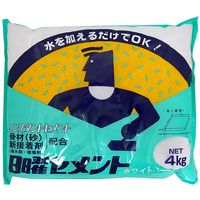 家庭化学工業 セメント ホワイト 4kg 4905488042077 1セット(6袋)（直送品）